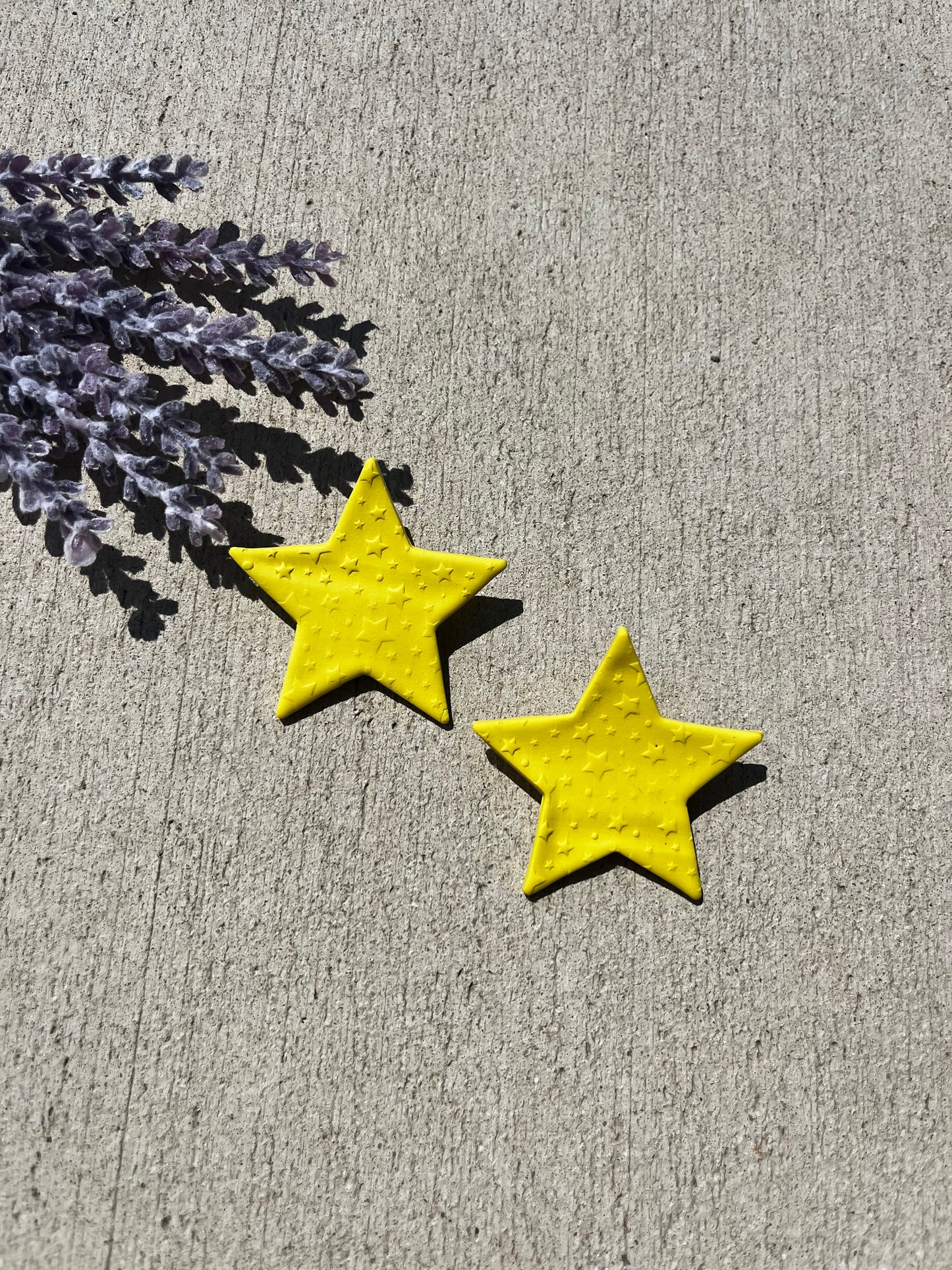 Yellow Star Stud