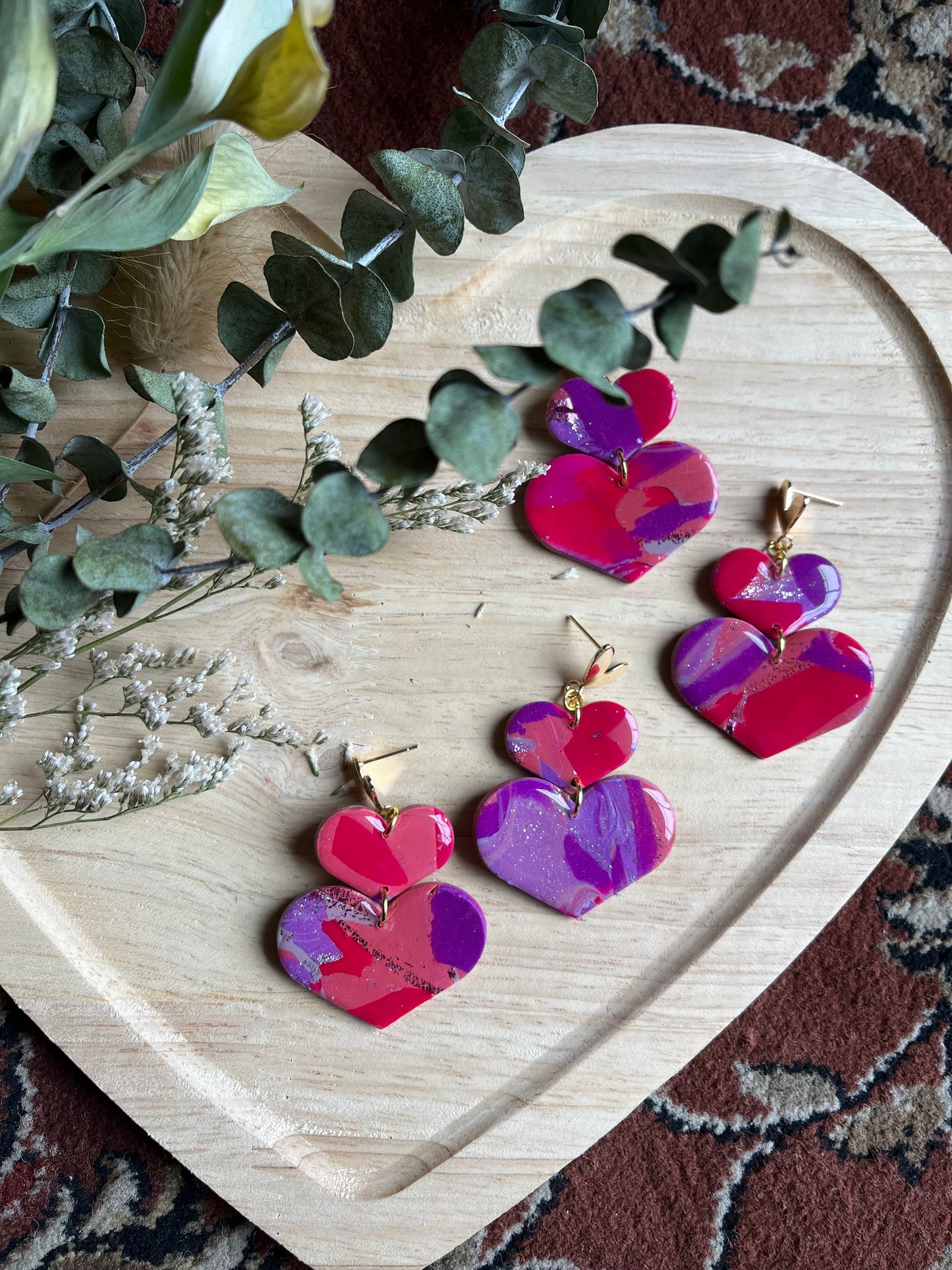 Double Marble Heart