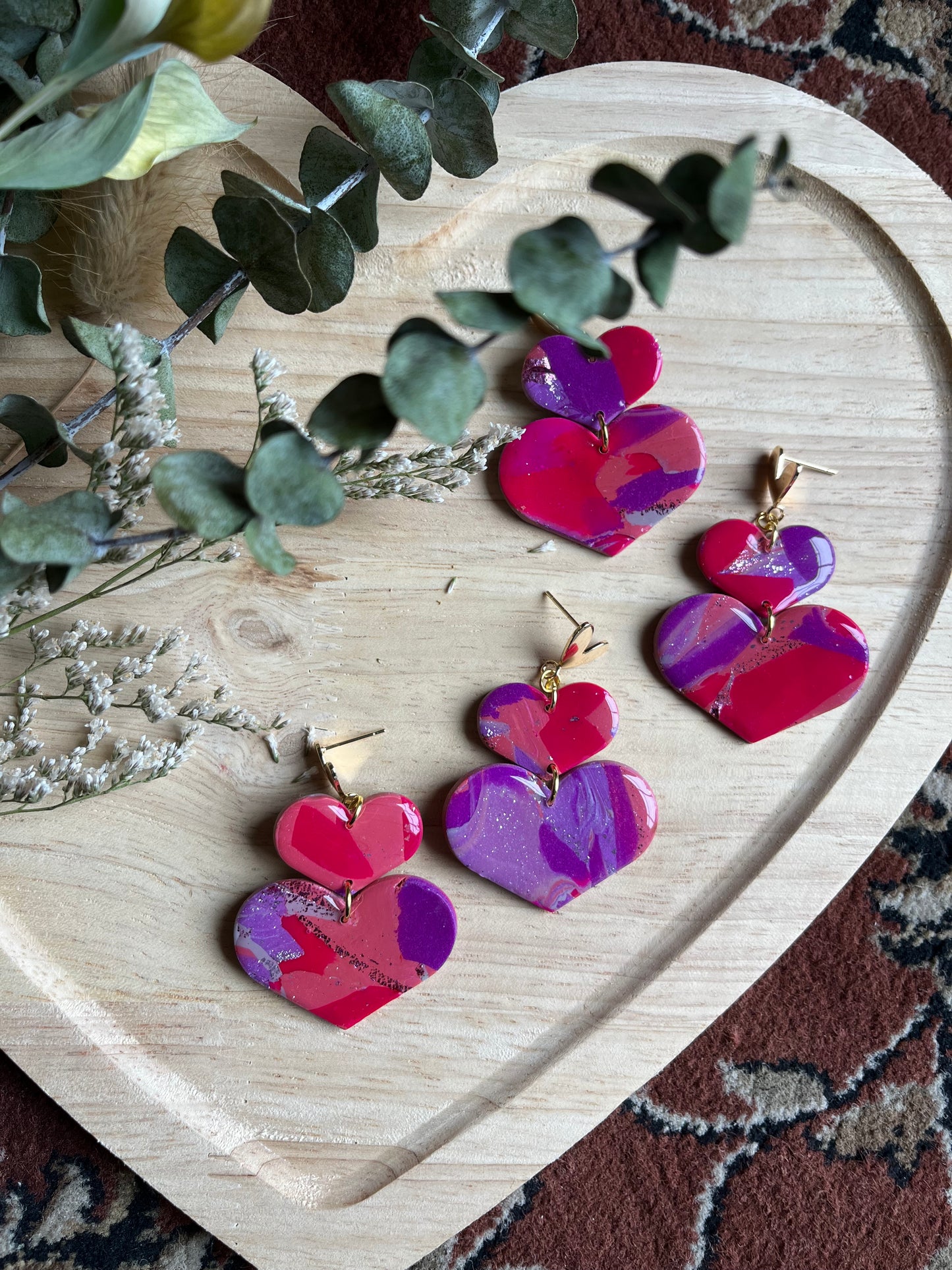 Double Marble Heart