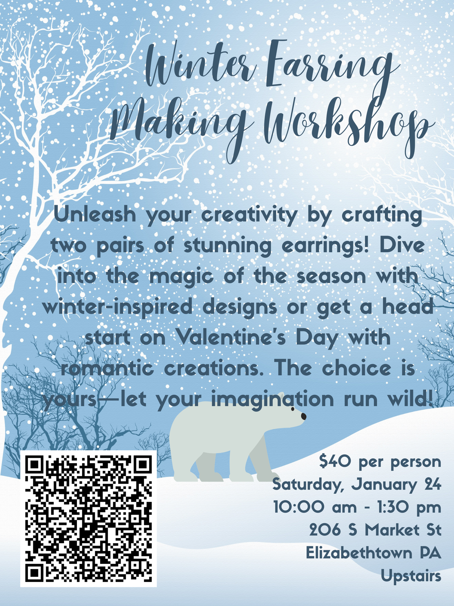 January 24, 2026 Clay Earring Workshop