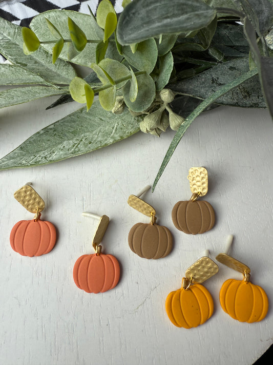 Single Pumpkin Dangle