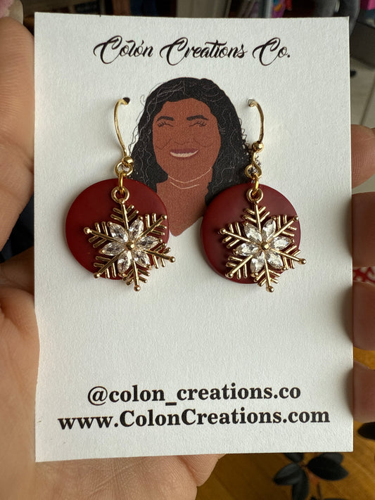 Glamorous Snowflake Dangle