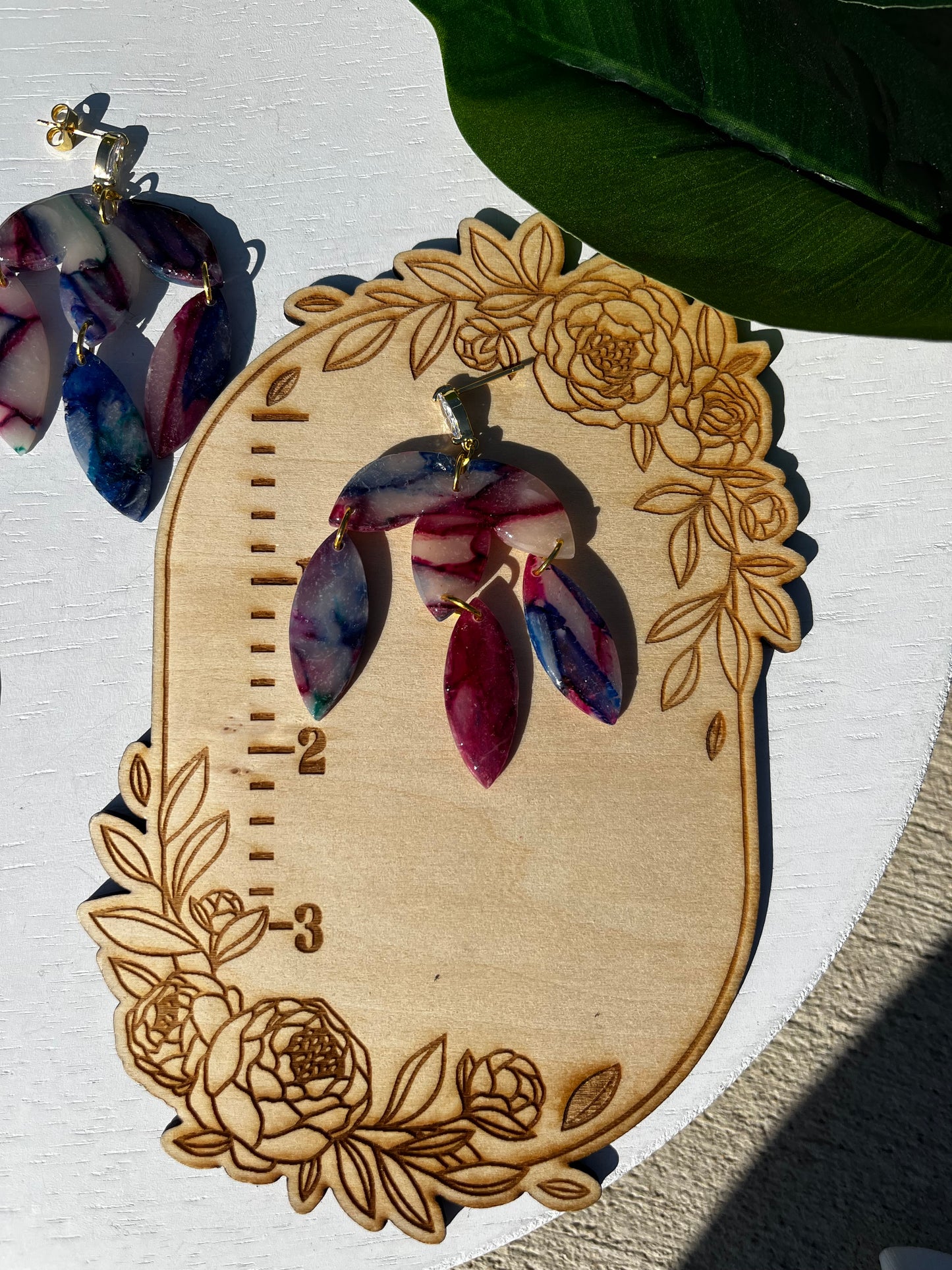 Lilac Dreams in Transparent Red and Blue