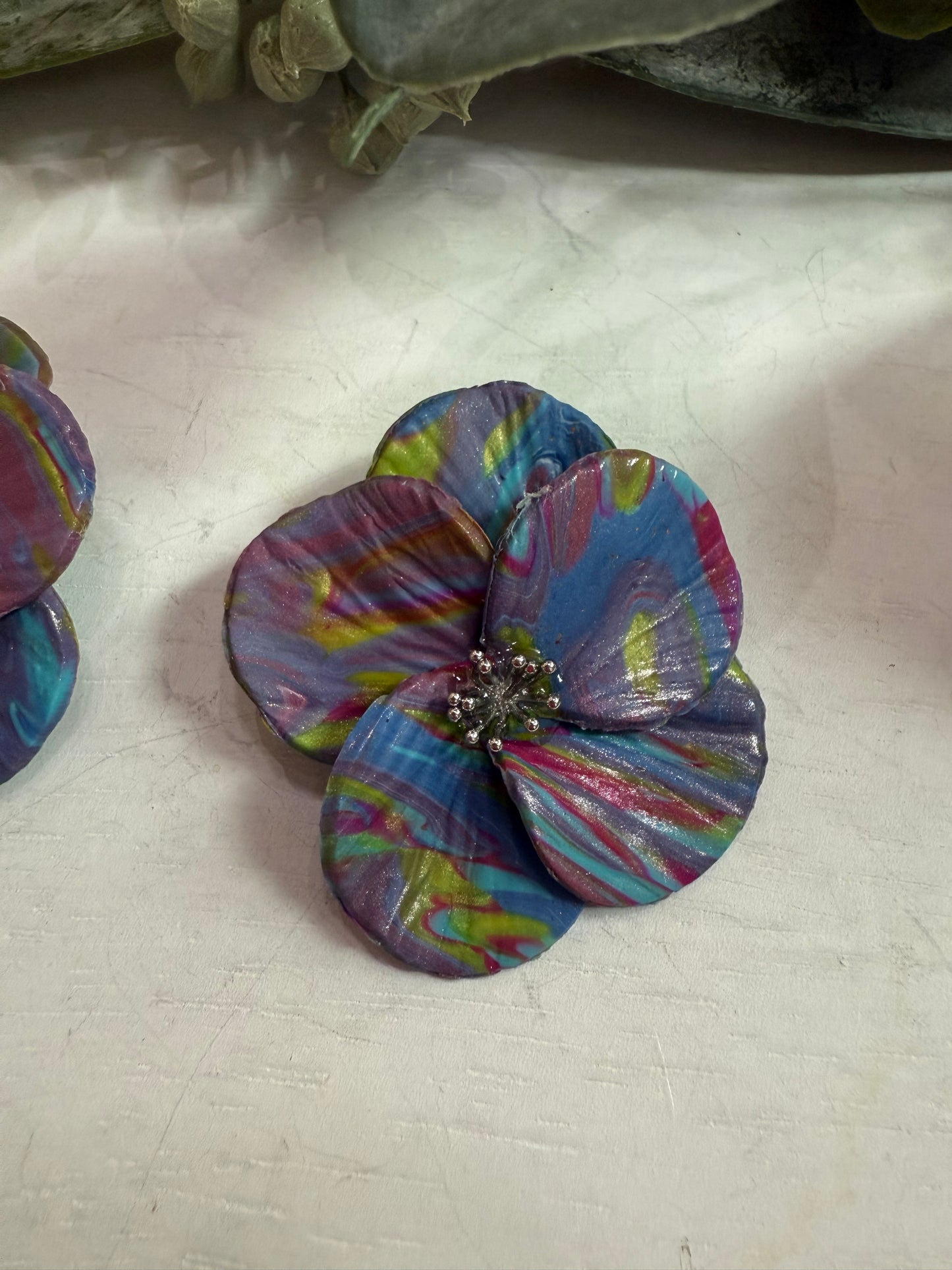 Flower Statement Earrings