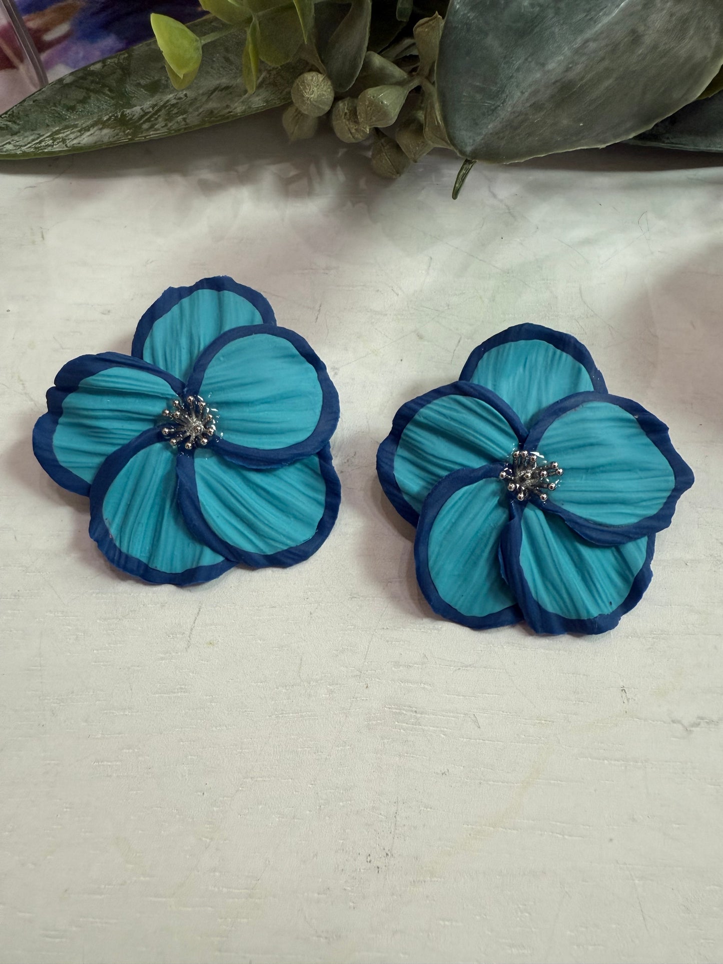 Flower Statement Earrings