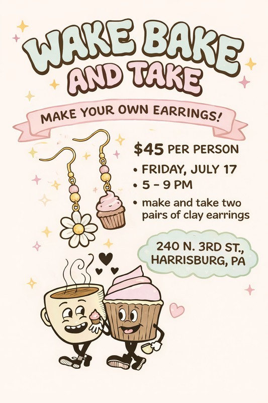 July 17, 2026 Clay Earring Workshop