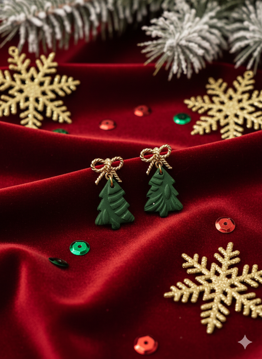 Small Trees on Gold Bow