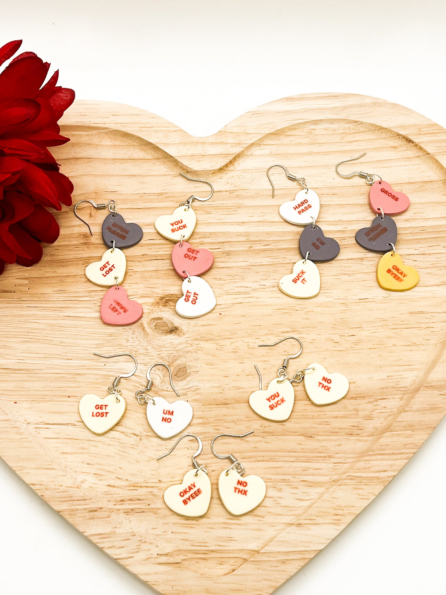 Sour Hearts Dangles