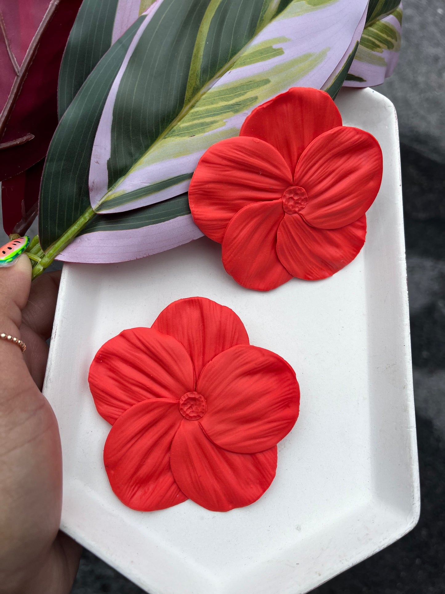 Flower Statement Earrings