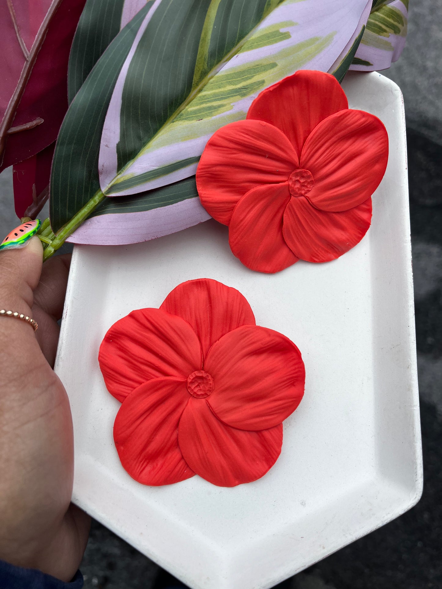 Flower Statement Earrings