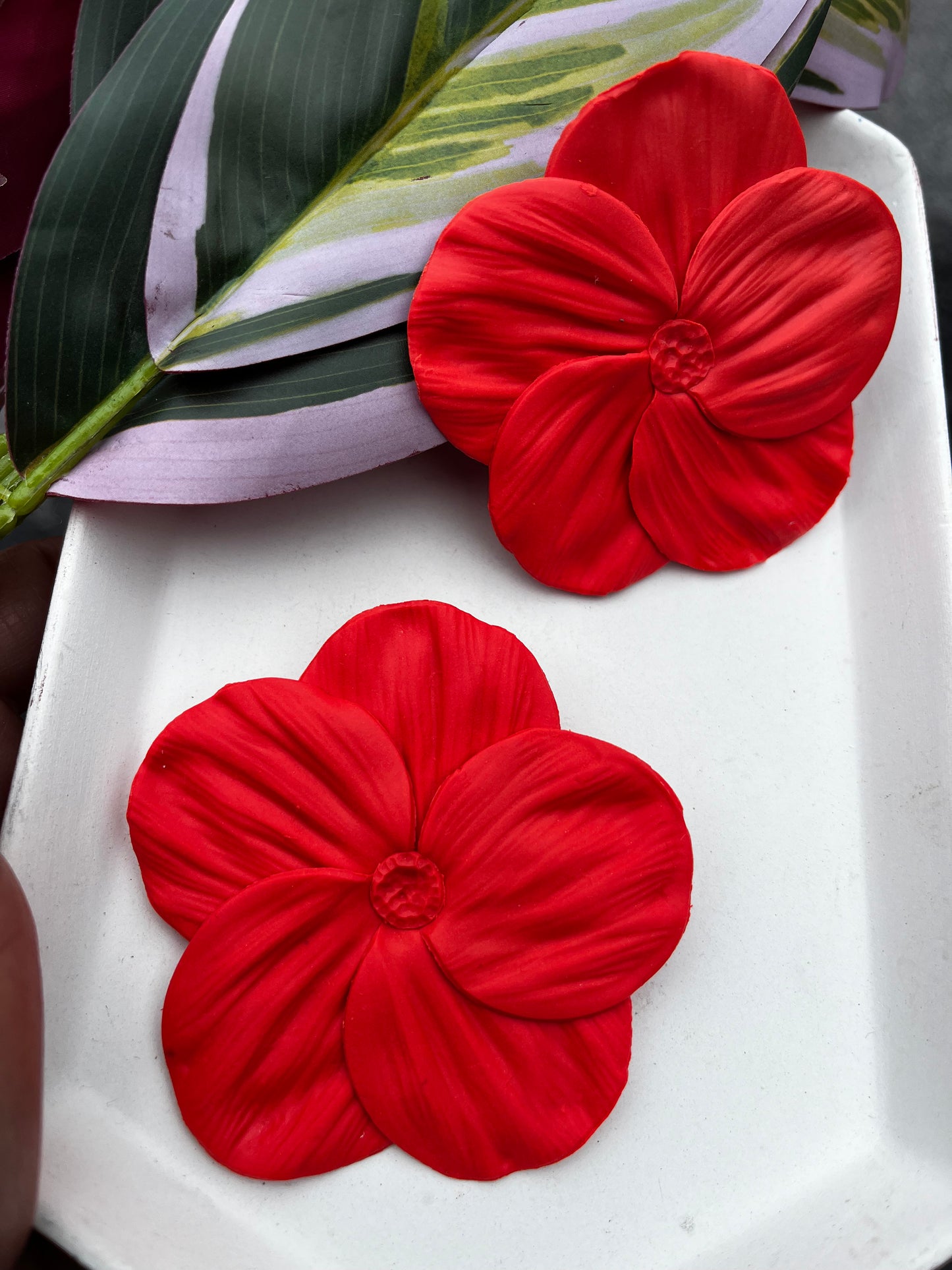Flower Statement Earrings