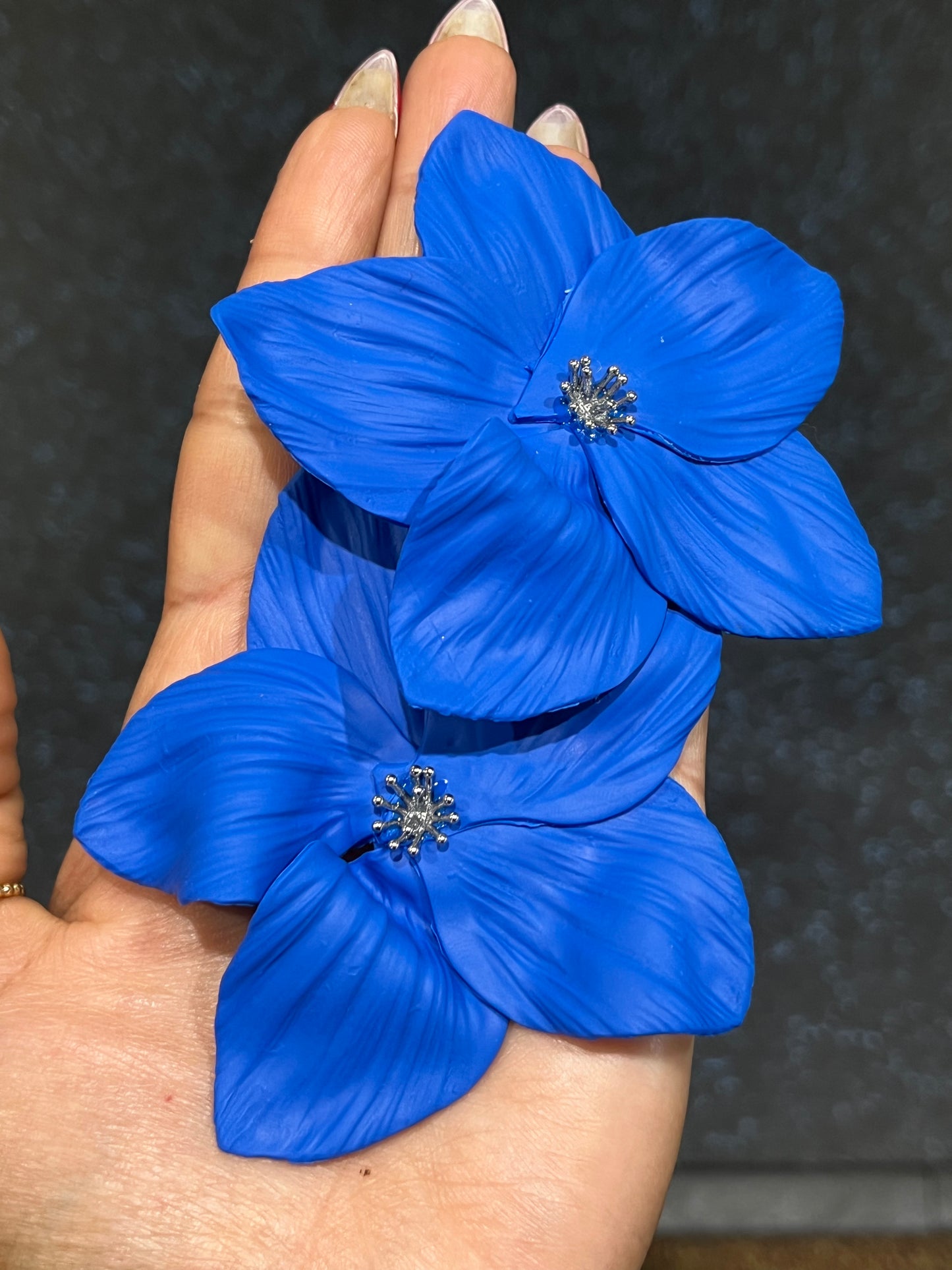 Flower Statement Earrings
