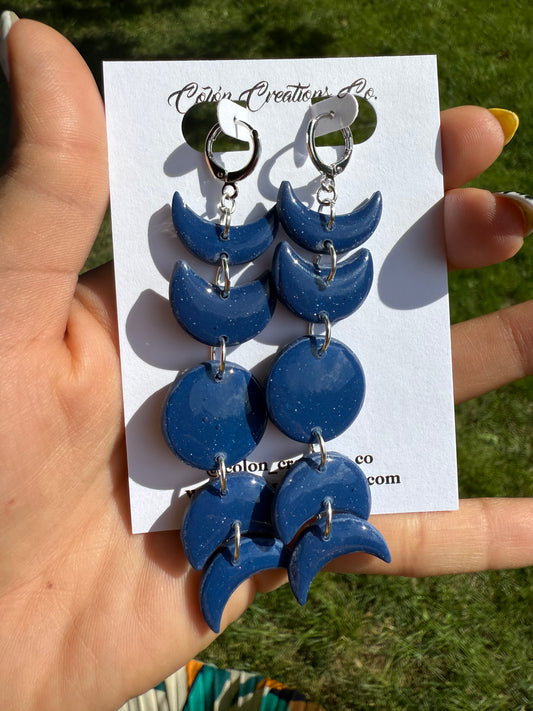 Moon Phase Dangles