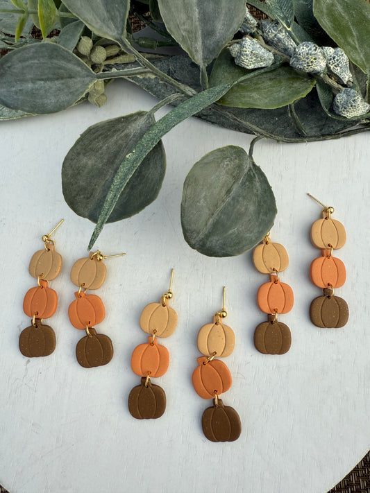 Three Pumpkins Small