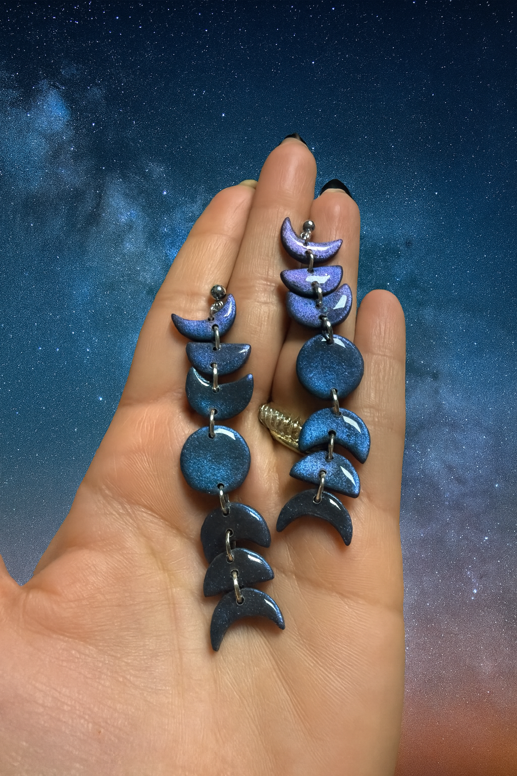 Moon Phase Dangles