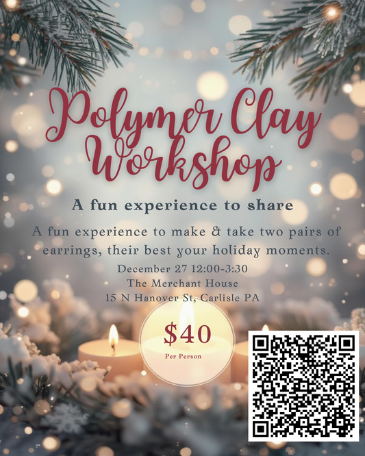 December 27, 2025 Clay Earring Workshop