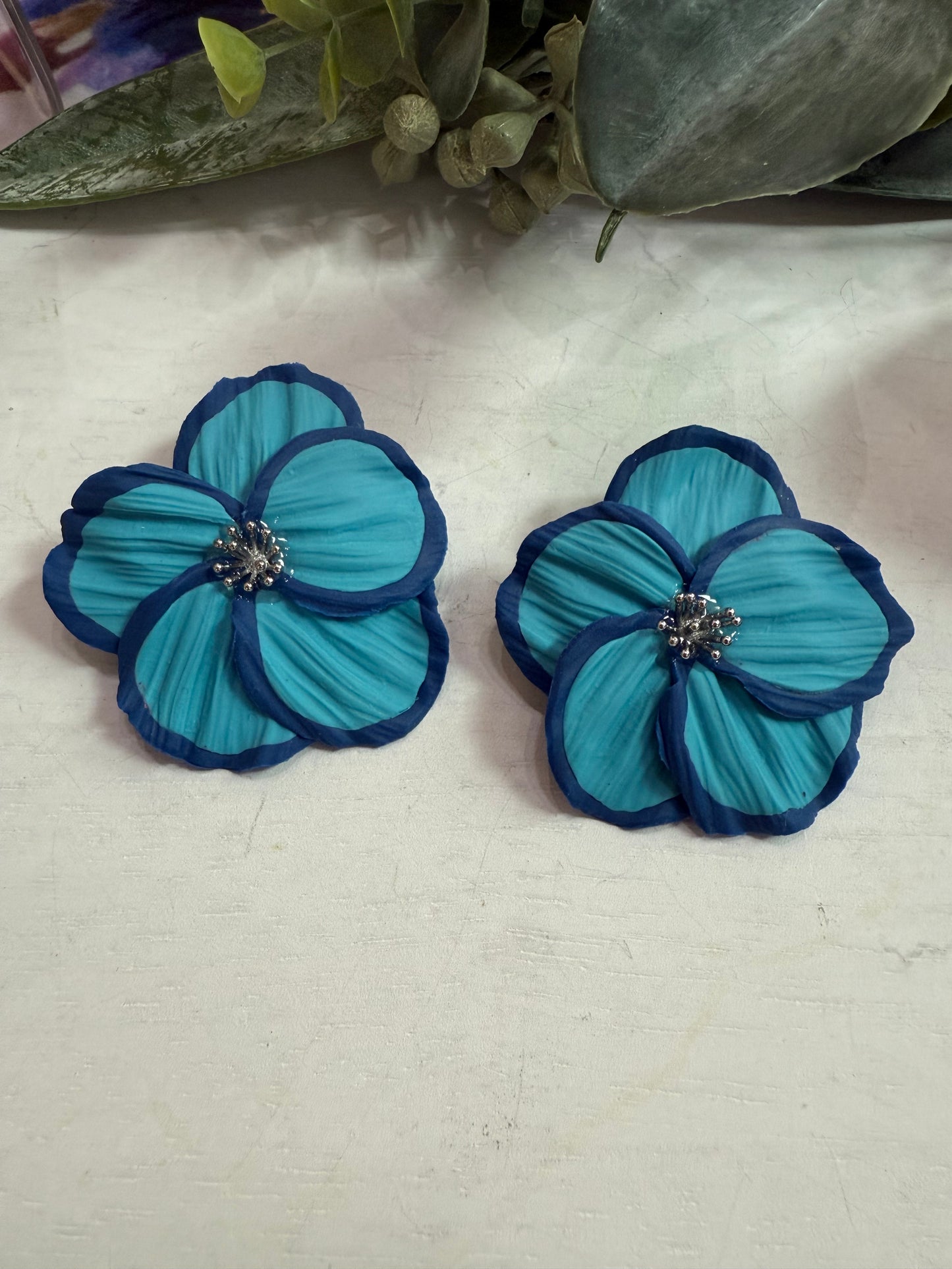 Flower Statement Earrings