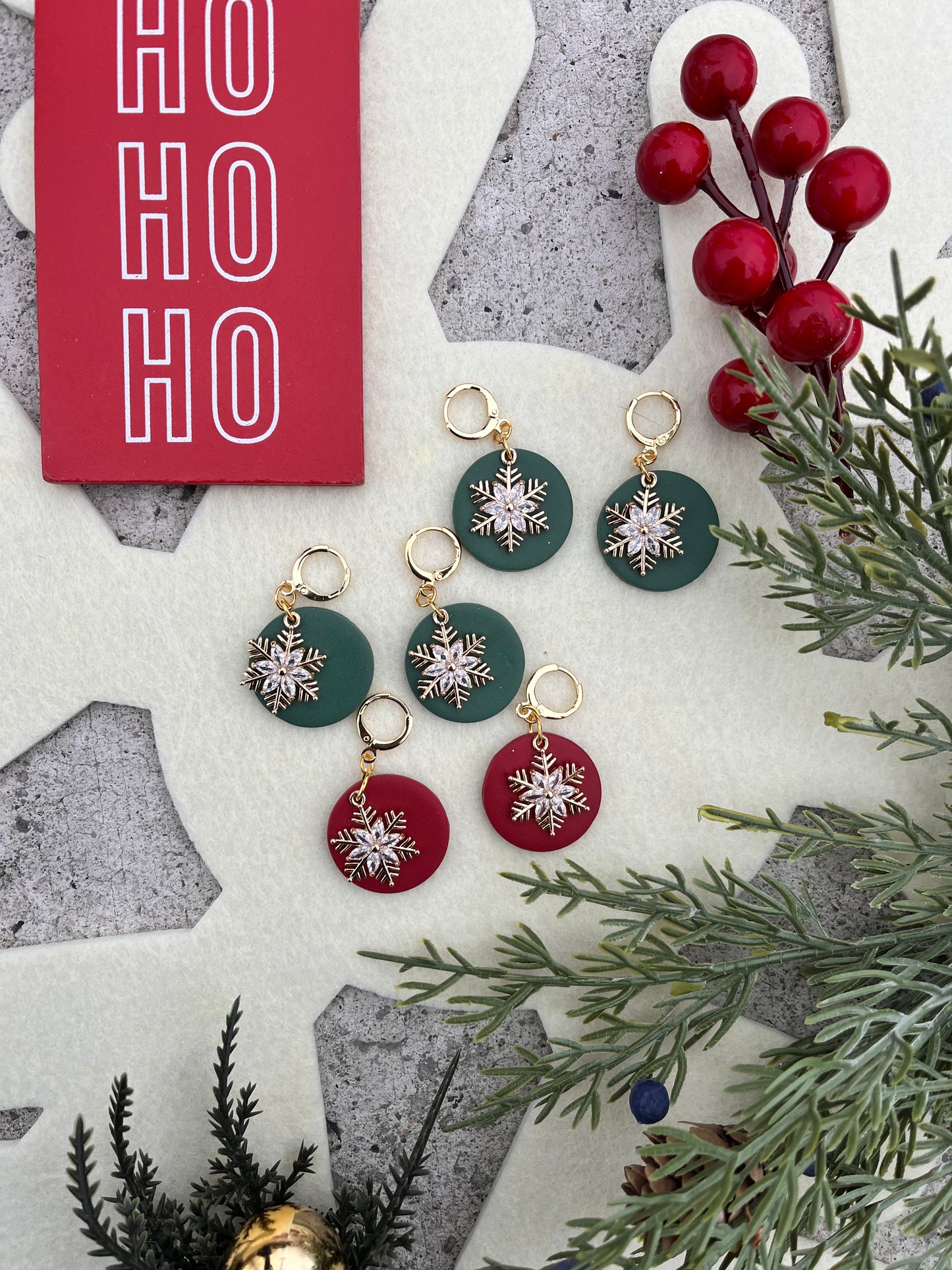 Glamorous Snowflake Dangle